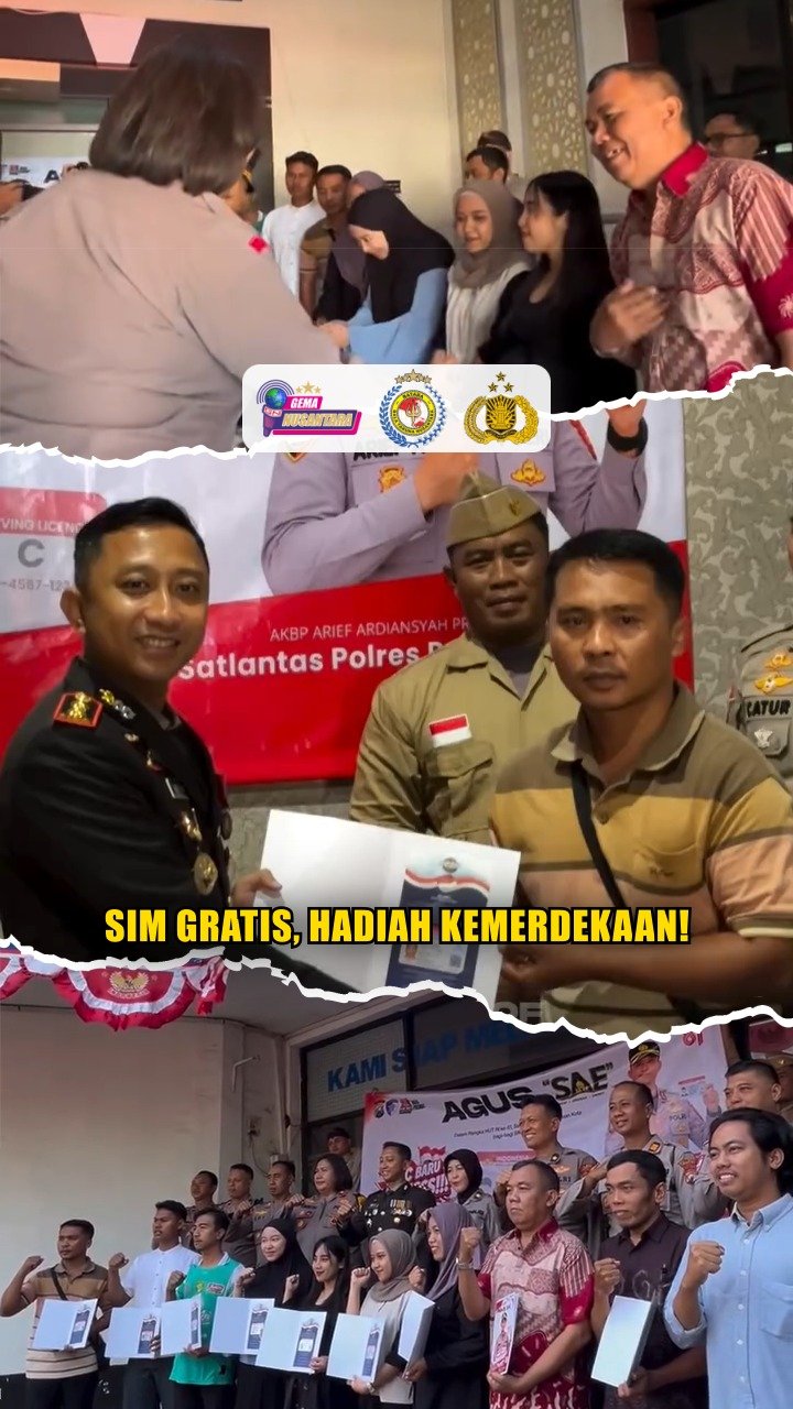 SIM Gratis, Hadiah Kemerdekaan!