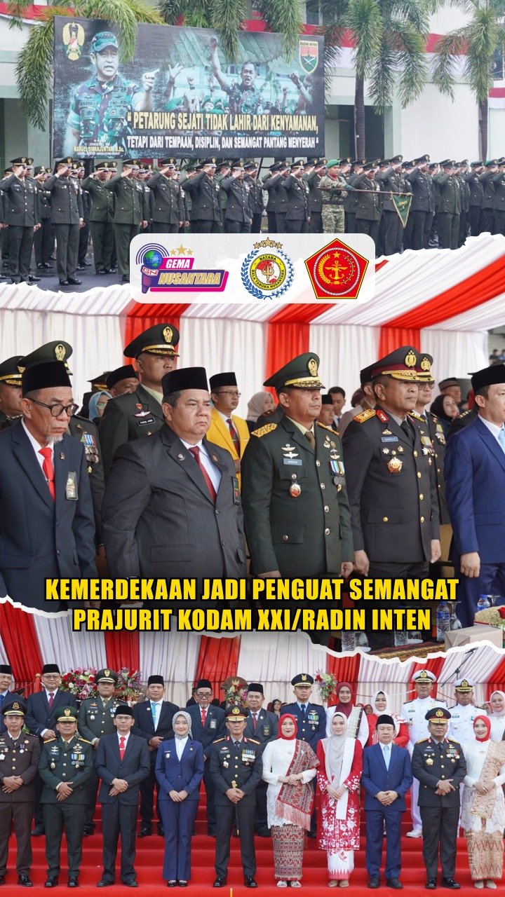 Kemerdekaan Jadi Penguat Semangat Prajurit Kodam XXI/Radin Inten