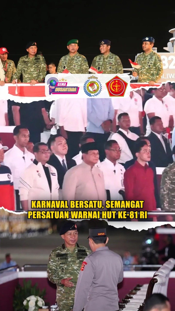 Karnaval Bersatu, Semangat Persatuan Warnai HUT ke-81 RI