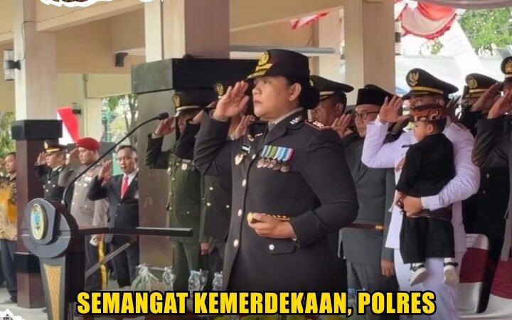 Semangat Kemerdekaan, Polres Probolinggo Perkuat Pengabdian