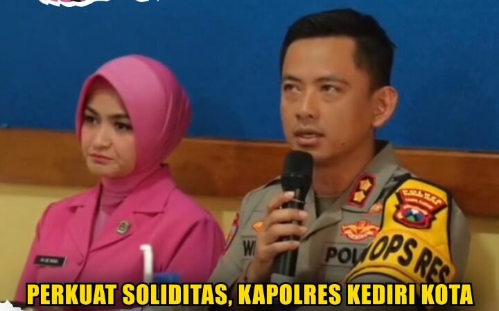 Perkuat Soliditas, Kapolres Kediri Kota Sambangi Polsek Grogol dan Tarokan